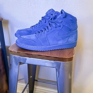 😱 Blue SUEDE Jordan 1 Size 10.5 RARE 😱